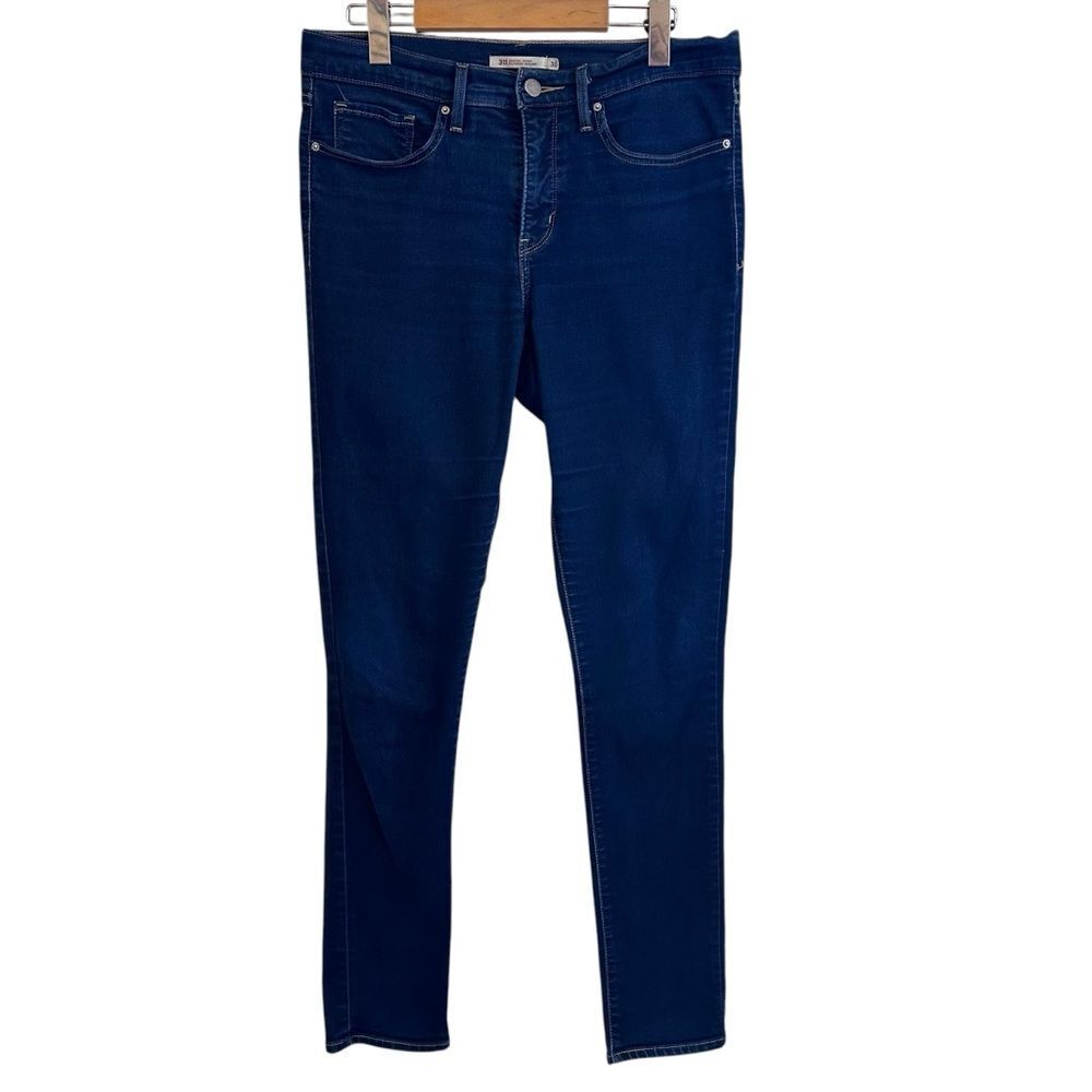 Levis 311 Shaping Skinny Dark Wash Jeans Size 30 - Picture 1 of 6